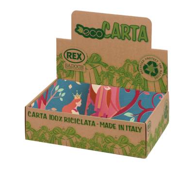 Carta regalo Vintage 100 fogli 70 x 100 cm fantasie assortite - 21461 - 1