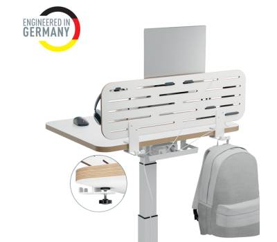 Pannello forato grande per scrivanie compatte Sit Stand 80 x 25 x 0,8 cm - 1043 - 5