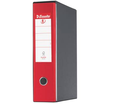 Registratore Eurofile G55 dorso 8 cm protocollo 23 x 33 cm rosso - 3137 - 1