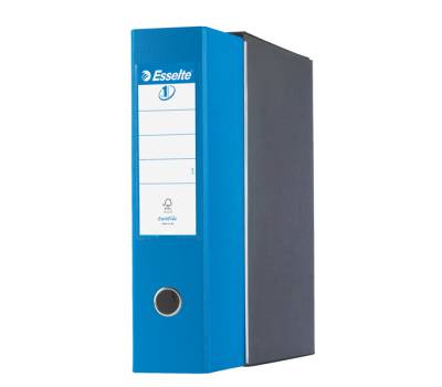 Registratore Eurofile G55 dorso 8 cm protocollo 23 x 33 cm blu vivida - 5443 - 1