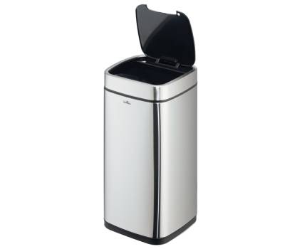 Cestino no touch con sensore 27 x 27 x 57 cm 21 lt argento metallizzato - 26230 - 1