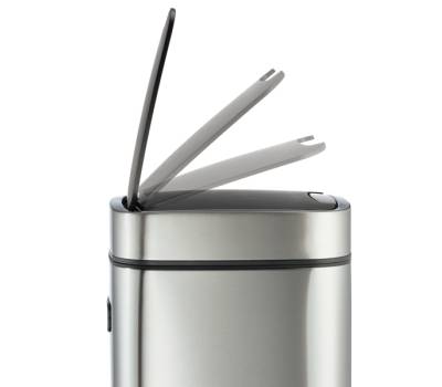 Cestino no touch con sensore 30,5 x 30,5 x 69 cm 35 lt argento metallizzato - 26229 - 5 Cestino no touch con sensore 30,5 x 30,5 x 69 cm 35 lt argento metallizzato - 26229 - 5