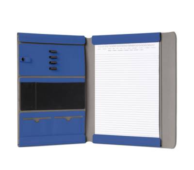 Portablocco Meet con alette magnetiche 31 x 25 x 1,4 cm blu - 21962 - 1