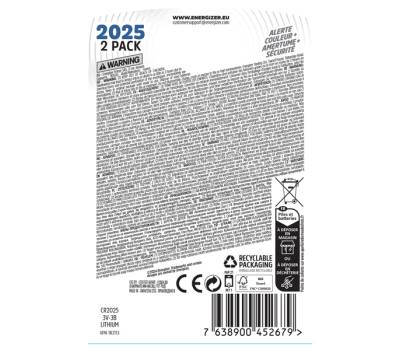 Micropila CR2025,3 V a pastiglia Ultimate Lithium blister 2 pezzi - 27959 - 1