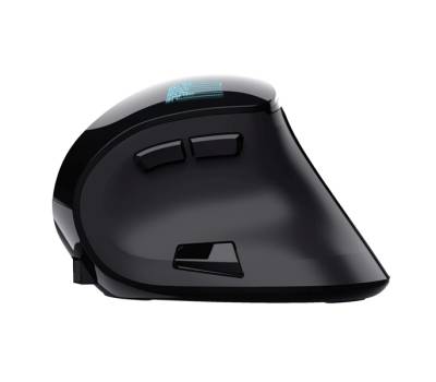 Mouse wireless ergonomico Voxx ricaricabile nero - 28752 - 3