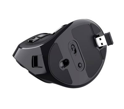 Mouse wireless ergonomico Voxx ricaricabile nero - 28752 - 6