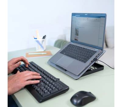 Supporto raffreddante per laptop Exto grigio - 28745 - 3