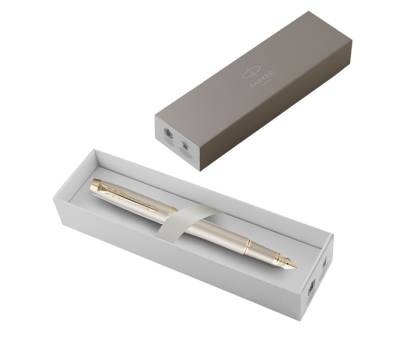 Penna stilografica IM Monochrome punta M champagne - 29457 - 1