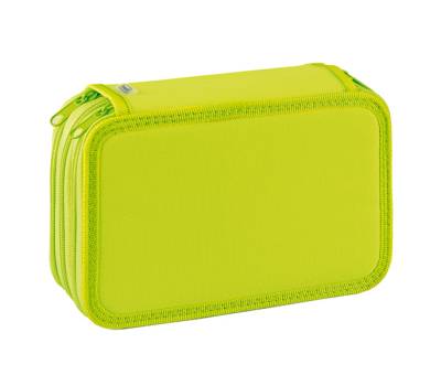 Astuccio 3 Zip Neon Pastel 13 x 20 x 7,5 cm colori assortiti - 21848 - 2