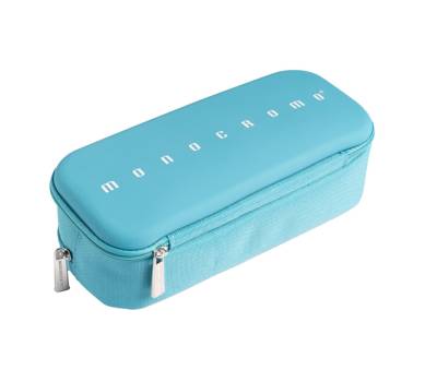 Astuccio 2 zip Monocromo 21 x 5 x 9 cm silicone poliestere colori assortiti - 27569 - 4