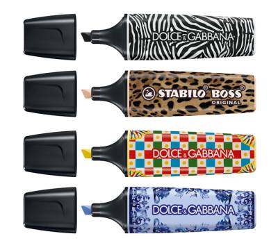 Boss Original per Dolce Gabbana colori assortiti  Edizione Limitata cofanetto 4 evidenziatori - 29755 - 3