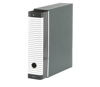 Registratore Delso Line G14 dorso 5 cm protocollo 23 x 33 cm grigio - 5418 - 1