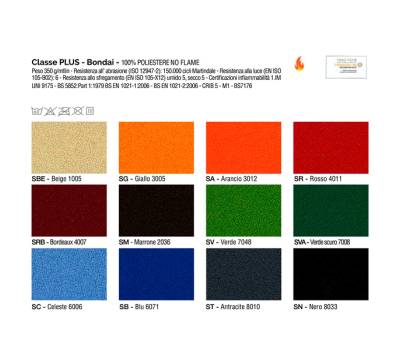 Poltrona semidirezionale Vertigo VRAPG con braccioli regolabili e poggiatesta nero blu - 7767 - 1