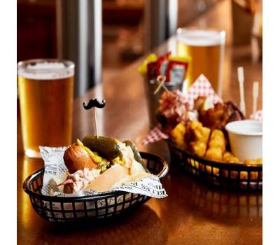 Cestino americano ovale in plastica 23,5 x 15 x 4,5 cm nero - 24339 - 1