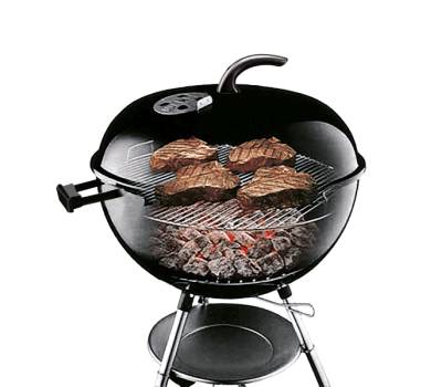 Barbecue Free Time 88 x 62 x 56 cm acciaio nero - 24988 - 1