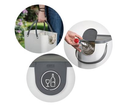 Pattumiera Albula 25 lt verde lime - 24897 - 2