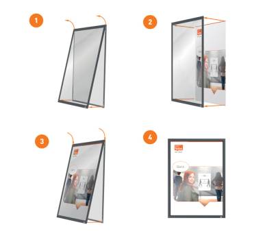 Cornice Impression PRO a clip A4 grafite - 26897 - 2