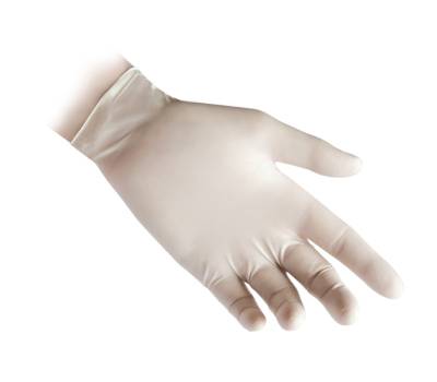 Guanti in lattice R40 con polvere taglia M bianco - 27911 - 1