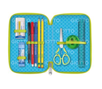 Astuccio 3 zip Young Street collection 19,5 x 7,5 x 12,9 cm PL fantasie assortite - 25181 - 4