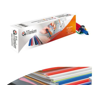 Dorsi per rilegatura - 16 mm - nero - scatola 25 pezzi - Titanium - RILEG16-02 - 8025133098764 - DMwebShop