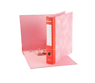 Registratore Essentials G74 - dorso 5 cm - protocollo - 23 x 33 cm - rosso - conf. 8 pezzi - Esselte - 390774160 - 8004157774168 - DMwebShop