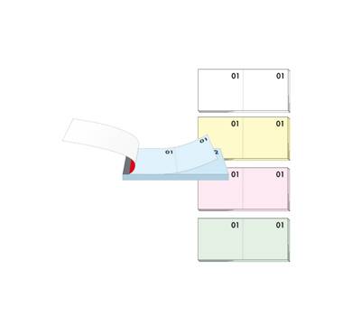Blocco numerato 1-100 - colori assortiti - 13 x 6 cm - conf. 10 pezzi - BM - 0102189 BM 12/10B - 8008234021886 - DMwebShop
