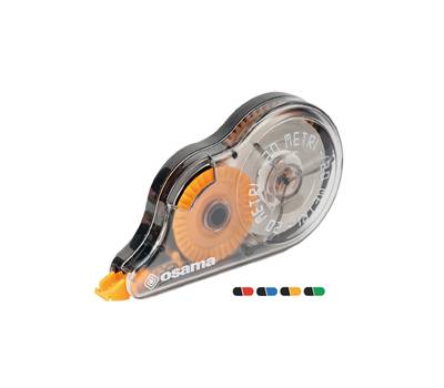 Correttore a nastro 20 Metri - 5 mm x 20 mt - involucro colori assortiti - Osama - OW 10148 - 8007404242212 - DMwebShop