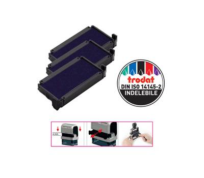 Tampone di ricambio 6/4910 - blu - conf. 3 pezzi - Trodat - 1427 - 9008056014270 - DMwebShop