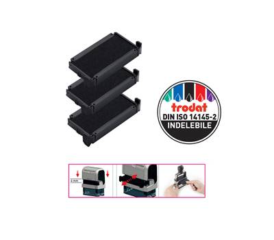 Tampone di ricambio 6/4911 - nero - conf. 3 pezzi - Trodat - 1429 - 9008056014294 - DMwebShop