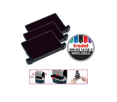 Tampone di ricambio 6/4750 - nero - conf. 3 pezzi - Trodat - 121167 - 9010035211679 - DMwebShop Tampone di ricambio 6/4750 - nero - conf. 3 pezzi - Trodat - 121167 - 9010035211679 - DMwebShop