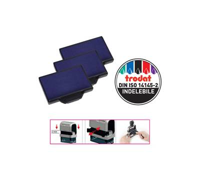 Tampone di ricambio 6/56 - blu - conf. 3 pezzi - Trodat - 1530 - 9008056015307 - DMwebShop