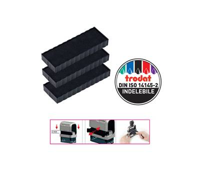 Tampone di ricambio 6/4817 - nero - conf. 3 pezzi - Trodat - 1421 - 9008056014218 - DMwebShop