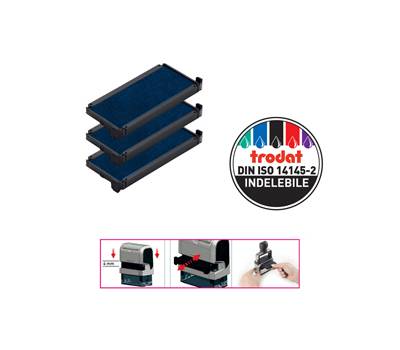Tampone di ricambio 6/4915 - blu - conf. 3 pezzi - Trodat - 1512 - 1048050015123 - DMwebShop Tampone di ricambio 6/4915 - blu - conf. 3 pezzi - Trodat - 1512 - 1048050015123 - DMwebShop