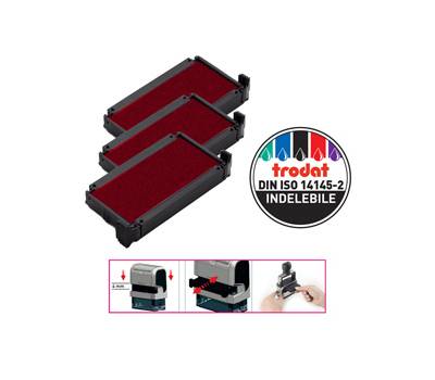 Tampone di ricambio 6/4910 - rosso - conf. 3 pezzi - Trodat - 1428 - 9008056014287 - DMwebShop