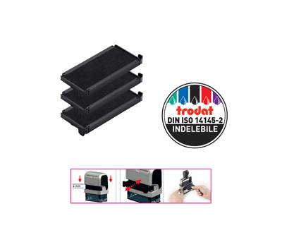Tampone di ricambio 6/4915 - nero - conf. 3 pezzi - Trodat - 1511 - 9008056015116 - DMwebShop