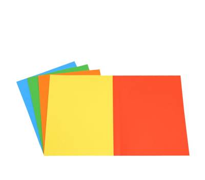 Cartellina semplice 200 gr A4 cartoncino bristol 5 colori assortiti - 2219