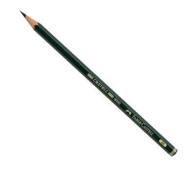 Matita in grafite Castell 9000 gradazione 6B esagonale Faber Castell - 3421