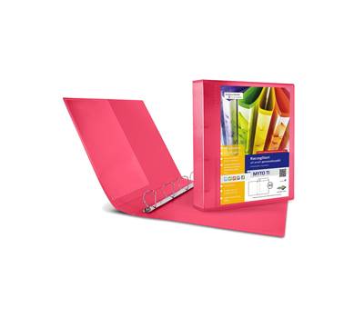 Raccoglitore personalizzabile Myto TI 4 anelli a D 17 mm dorso 2,5 cm rosso - 3006