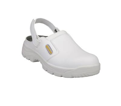 Calzatura sabot Maubec 3 SB E A SRC - microfibra - numero 43 - bianco - Deltaplus - MAUBEC3SBEA43 - DMwebShop