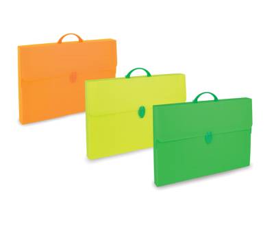 Valigetta Polionda Fluo - 28 x 39 cm - dorso 8 cm - colori assortiti - Balmar 2000 - 100501099 - 8010151600013 - DMwebShop
