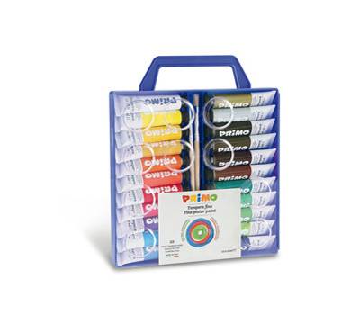 Tubi tempera - 12 ml - colori assortiti - astuccio 22 pezzi - Primo - 449T22VA22 - 8006919004490 - DMwebShop