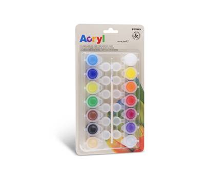 Colori Acryl - 4,5 ml - colori assortiti - blister 14 pezzi - Primo - 161TA14BL - 8006919001611 - DMwebShop