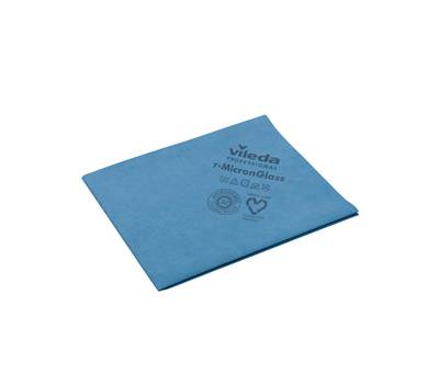 Panno Blu MicroGlass - microfibra - 50 x 40 cm - blu - conf. 5 pezzi - Vileda - 170700 - 4023103198685 - DMwebShop