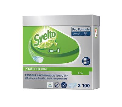 Tabs Eco 3in1 per lavastoviglie - fustino da 100 tabs da 20 gr - Svelto - 101101881 - 7615400783205 - DMwebShop