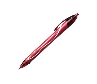 Penna a sfera a scatto Gelocity Quick Dry - punta 0,7 mm - rosso - conf. 12 pezzi - Bic - 949874 - 3086123494671 - DMwebShop