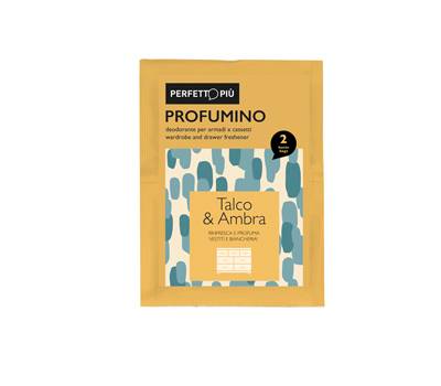 Profumino Talco e Ambra - conf. 2 buste - Perfetto - 17902 - 8052474179029 - DMwebShop