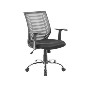 Seduta operativa Miami - con braccioli - schienale in rete grigia-seduta nero - Serena Group - H8082G - 8032937537863 - DMwebShop
