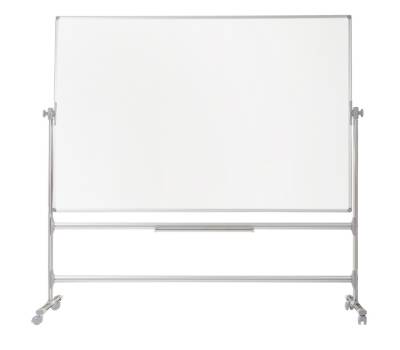 Lavagna magnetica girevole Earth - 90 x 120 cm - bianco - Bi-office - RQR0224GR - 5603750001195 - DMwebShop