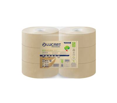 Carta igienica EcoNatural Maxi Jumbo 9,1 cm x 300 mt 15,5 gr diametro 24,5 cm - 287