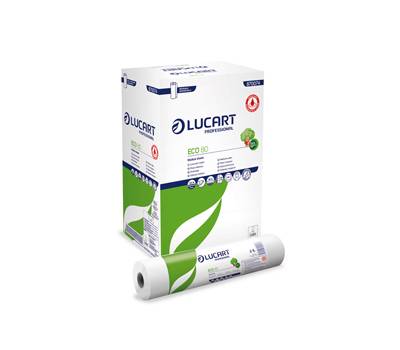Lenzuolino medico Eco 80 diametro 14 cm 59 cm x 80 mt bianco Lucart 870074U - 9436